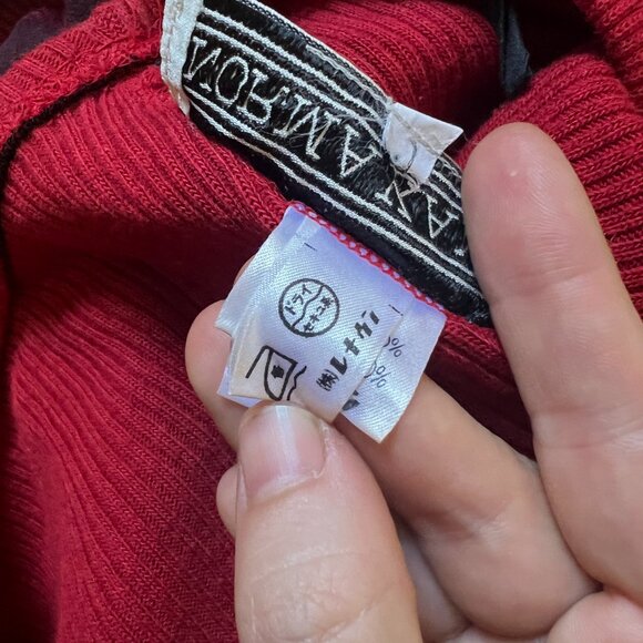 Vintage Norma Kamali 80's Plaid Women's Short Skirt Size Medium Knit Material - Picture 7 of 10